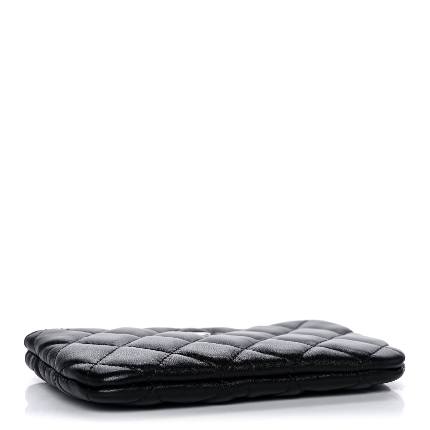 Chanel Lambskin Quilted Small No. 5 Cosmetic Case Black 4 of 11