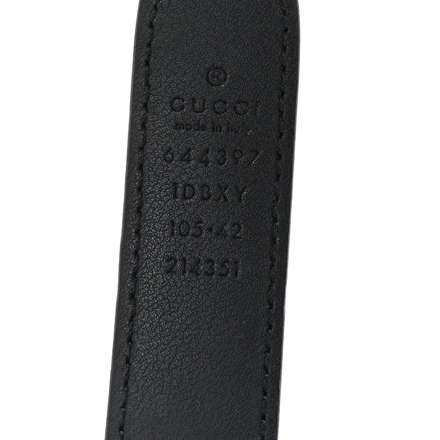 Efesto Leather Womens Horsebit 15/23mm Belt 105 42 Black