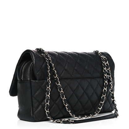 Chanel Caviar Quilted Jumbo Easy Flap Black 7 of 33