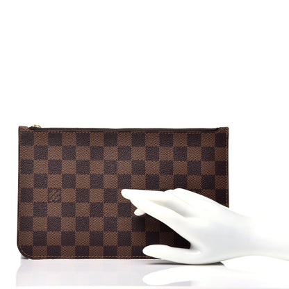 Louis Vuitton Damier Ebene Neverfull MM GM Pochette 2 of 7