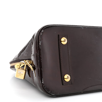 Louis Vuitton Vernis Alma PM Amarante 9 of 17