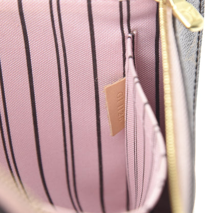 Louis Vuitton Monogram Neverfull MM GM Pochette Rose Ballerine 7 of 11