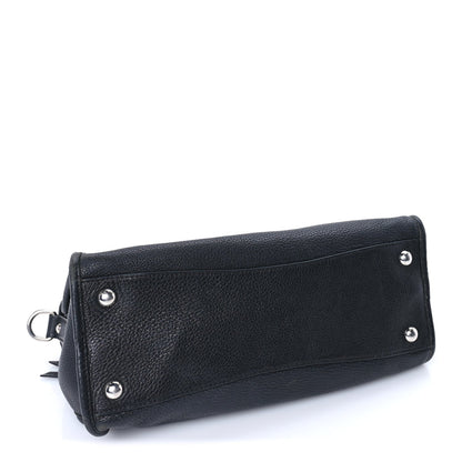 Prada Vitello Phenix Shopping Satchel Black 3 of 7