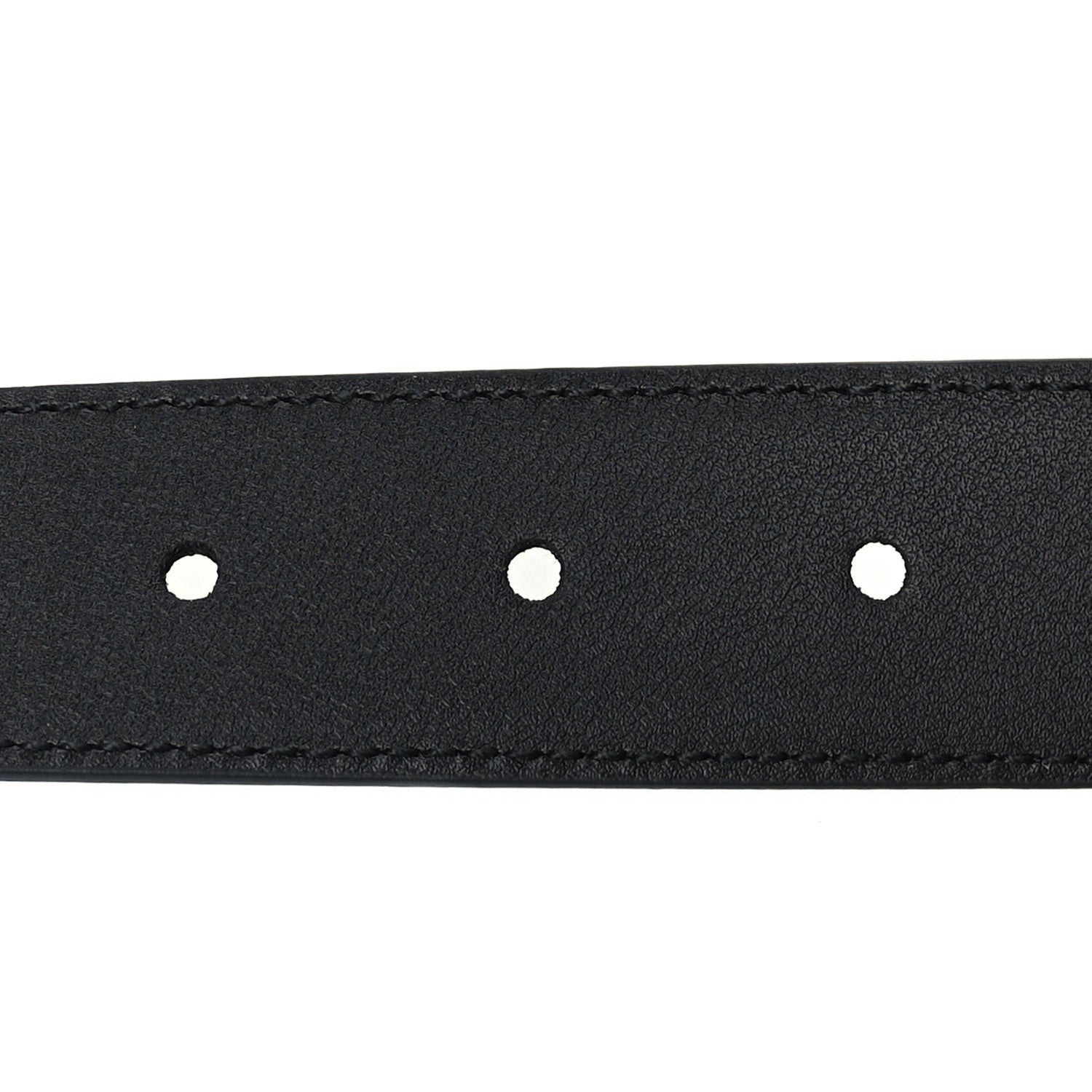 Gucci Saffiano Stirrup Buckle Belt 90 36  Black 4 of 5