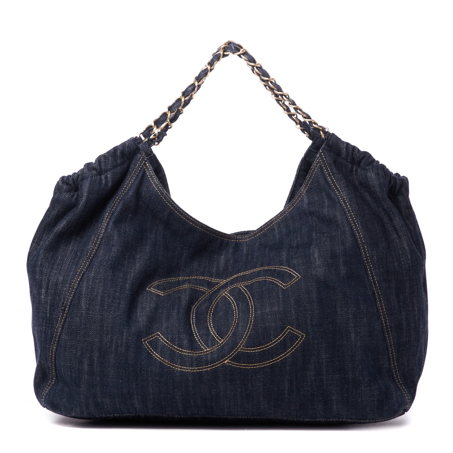 Chanel Denim XL Coco Cabas Tote Blue 1 of 9