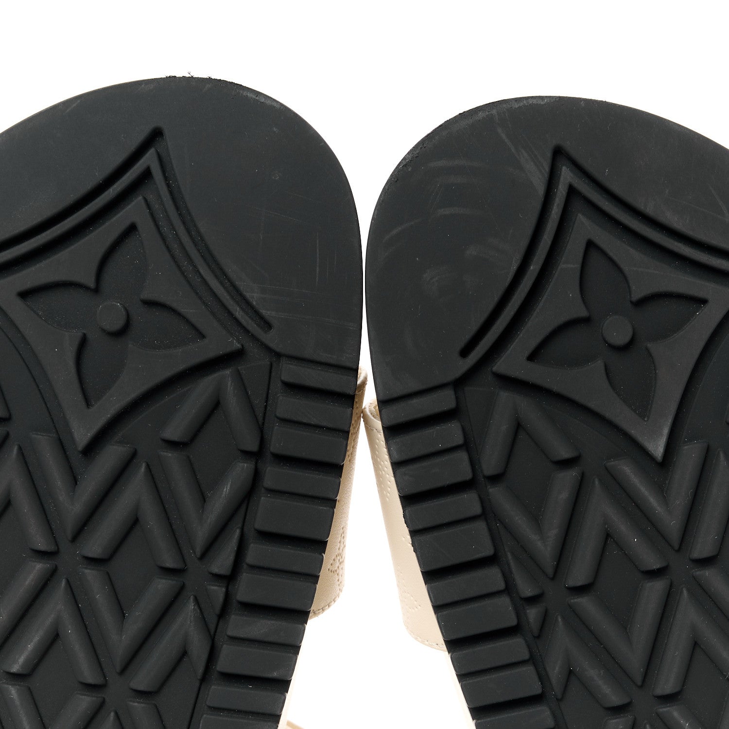 Louis Vuitton Mahina Bom Dia Flat Mule Sandals 38 Beige Clair 9 of 10