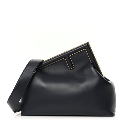 Fendi Shiny Nappa Medium  First Navy 1 of 11