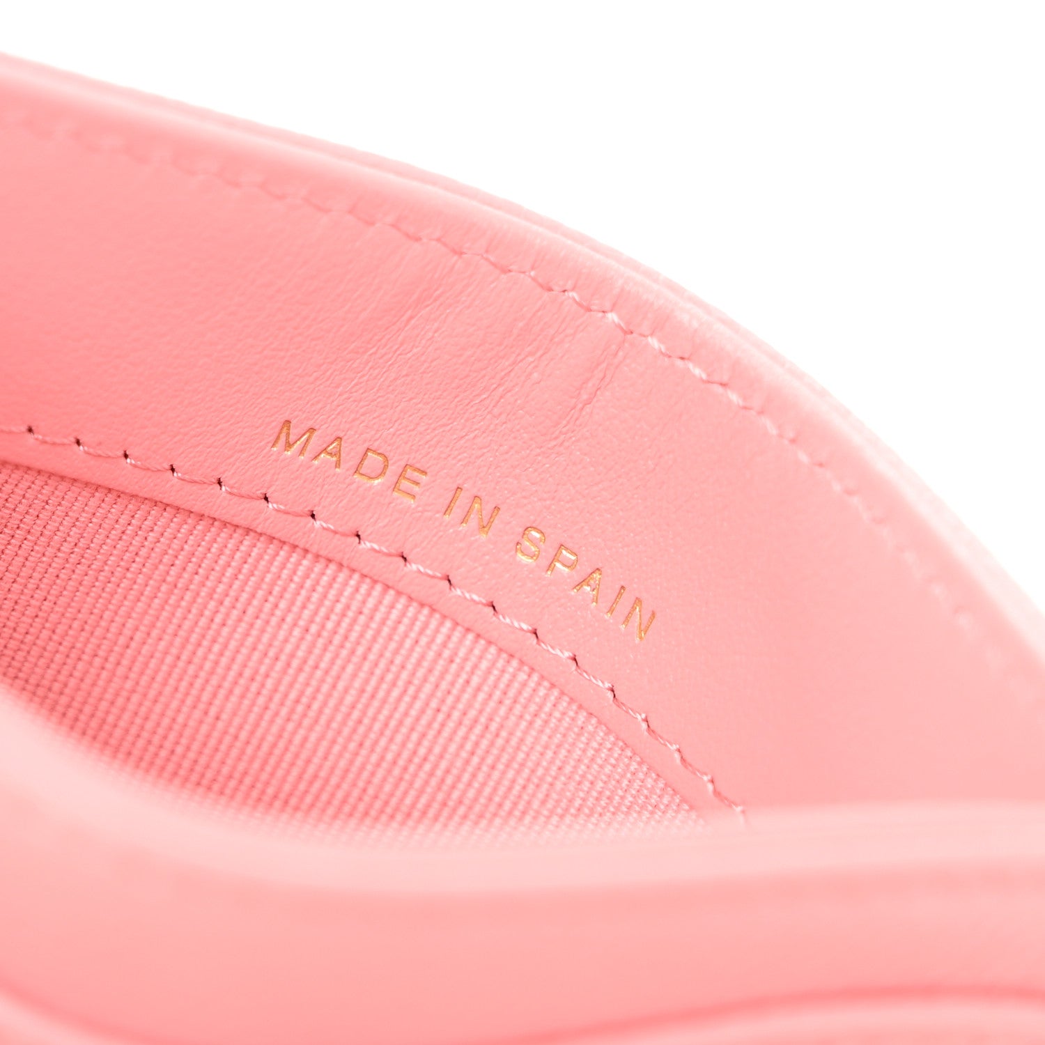 Chanel Caviar Quilted Card Holder Pink 7 of 11