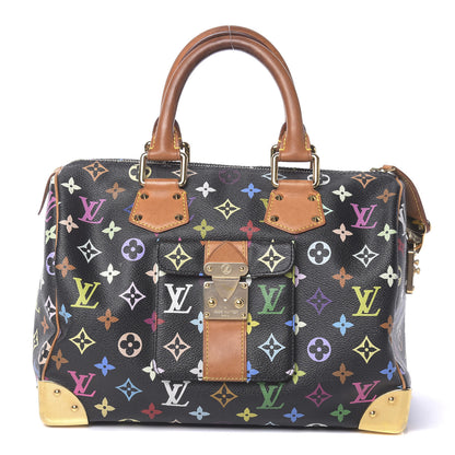 Louis Vuitton Monogram Multicolor Speedy 30 Black 1 of 10