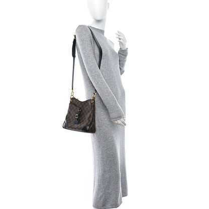 Louis Vuitton Damier Ebene Odeon PM Black 2 of 7