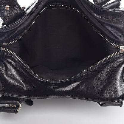 Balenciaga Chevre Giant 21 Silver Hardware Brief Black 5 of 7