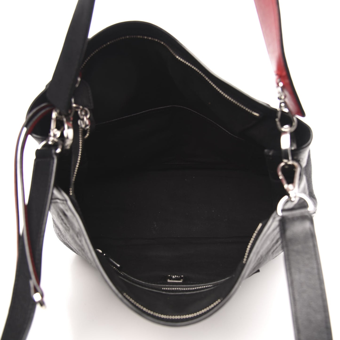 Calfskin Ottomar Large Klara Hobo Black