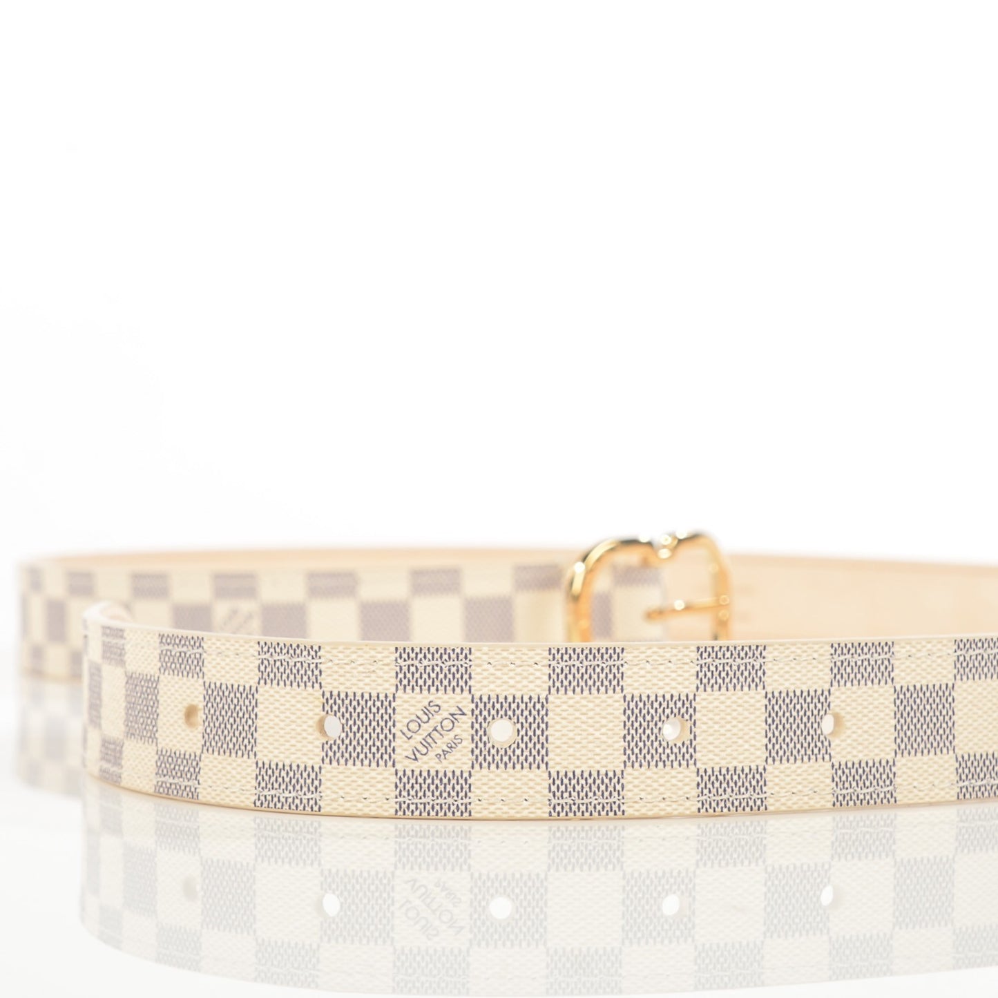 Damier Azur 25mm Mini Belt 85 34