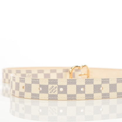 Louis Vuitton Damier Azur 25mm Mini Belt 85 34 7 of 7
