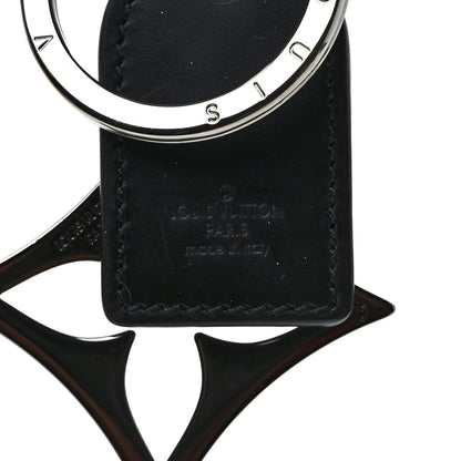 Louis Vuitton Monogram Eclipse LV For You And Me Bag Charm Key Holder 4 of 6