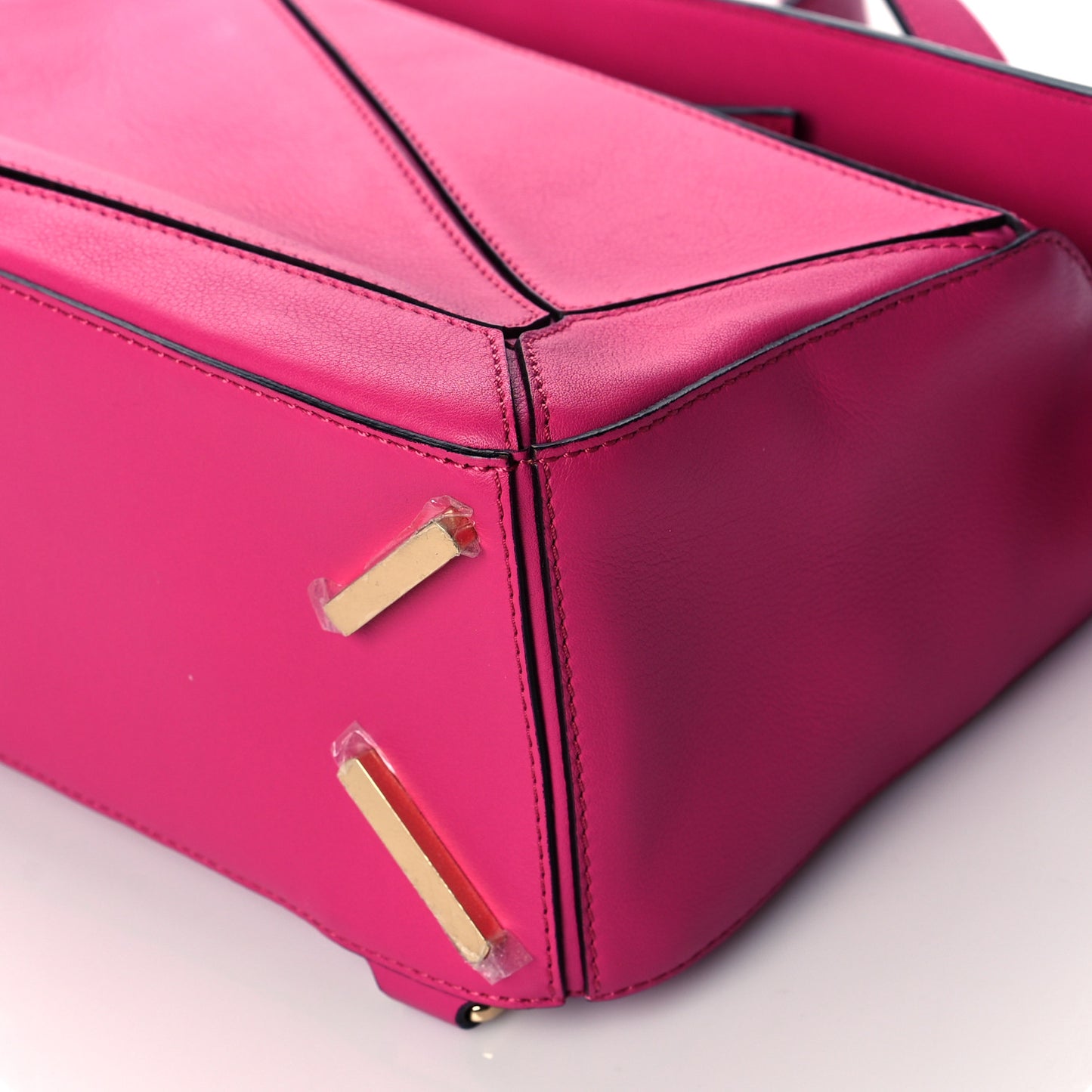 Calfskin Small Puzzle Bag Fuchsia