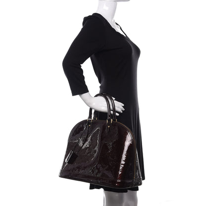 Louis Vuitton Vernis Alma GM Amarante 2 of 10
