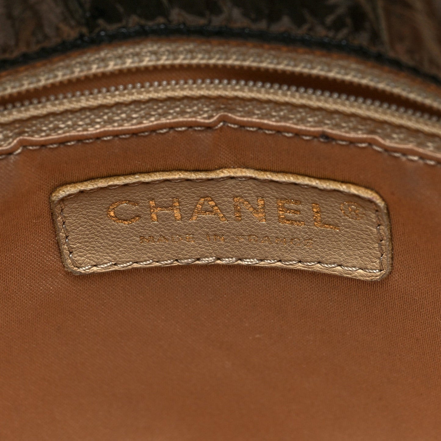 Vinyl Medium Rock and Chain Flap Black