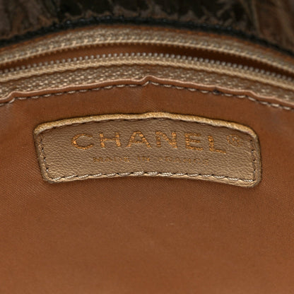 Chanel Vinyl Medium Rock and Chain Flap Black 6 of 7