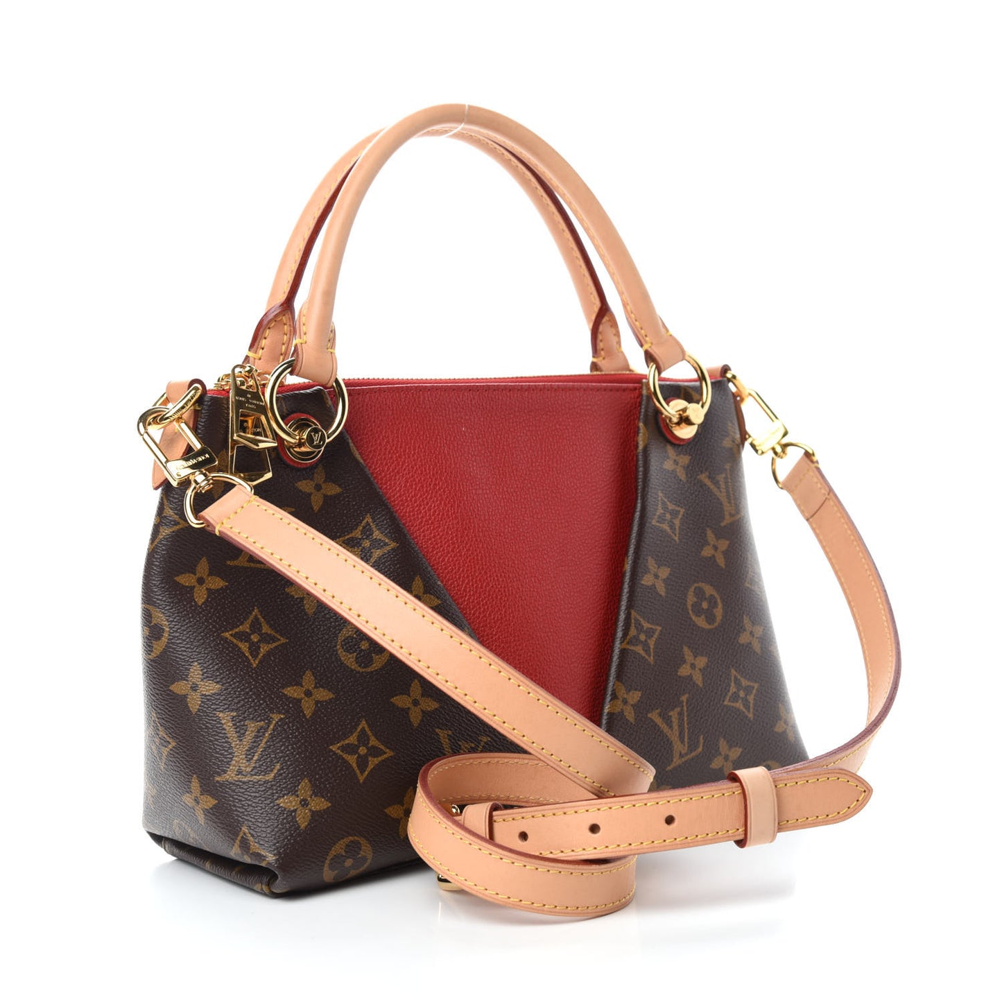 Monogram V Tote BB Cherry