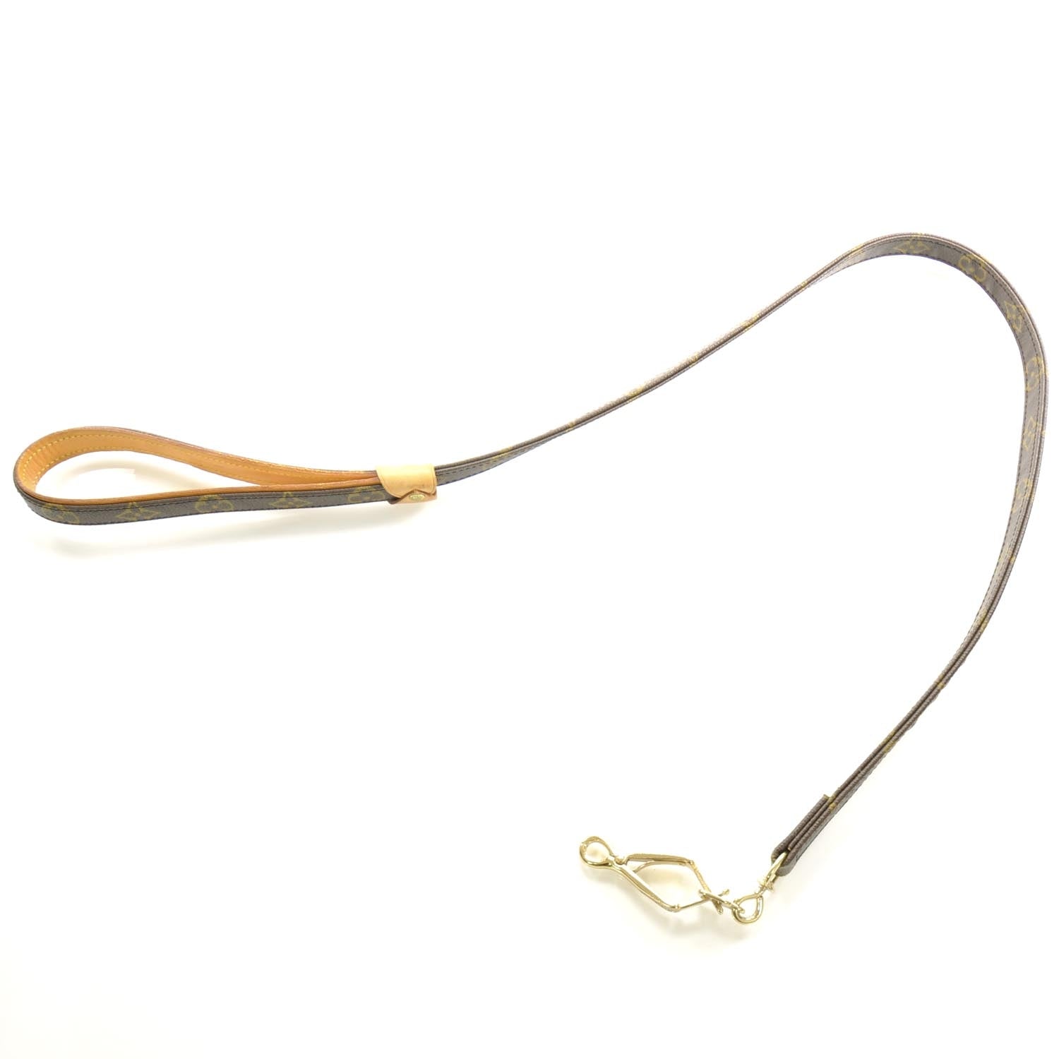 Louis Vuitton Monogram Baxter Dog Leash Lead 1 of 3