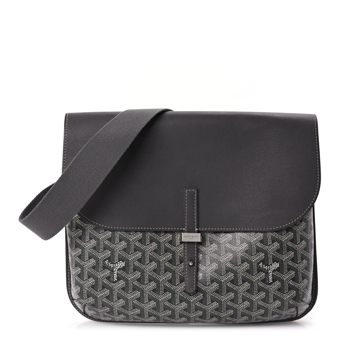 ine Coursier Messenger Bag Gray