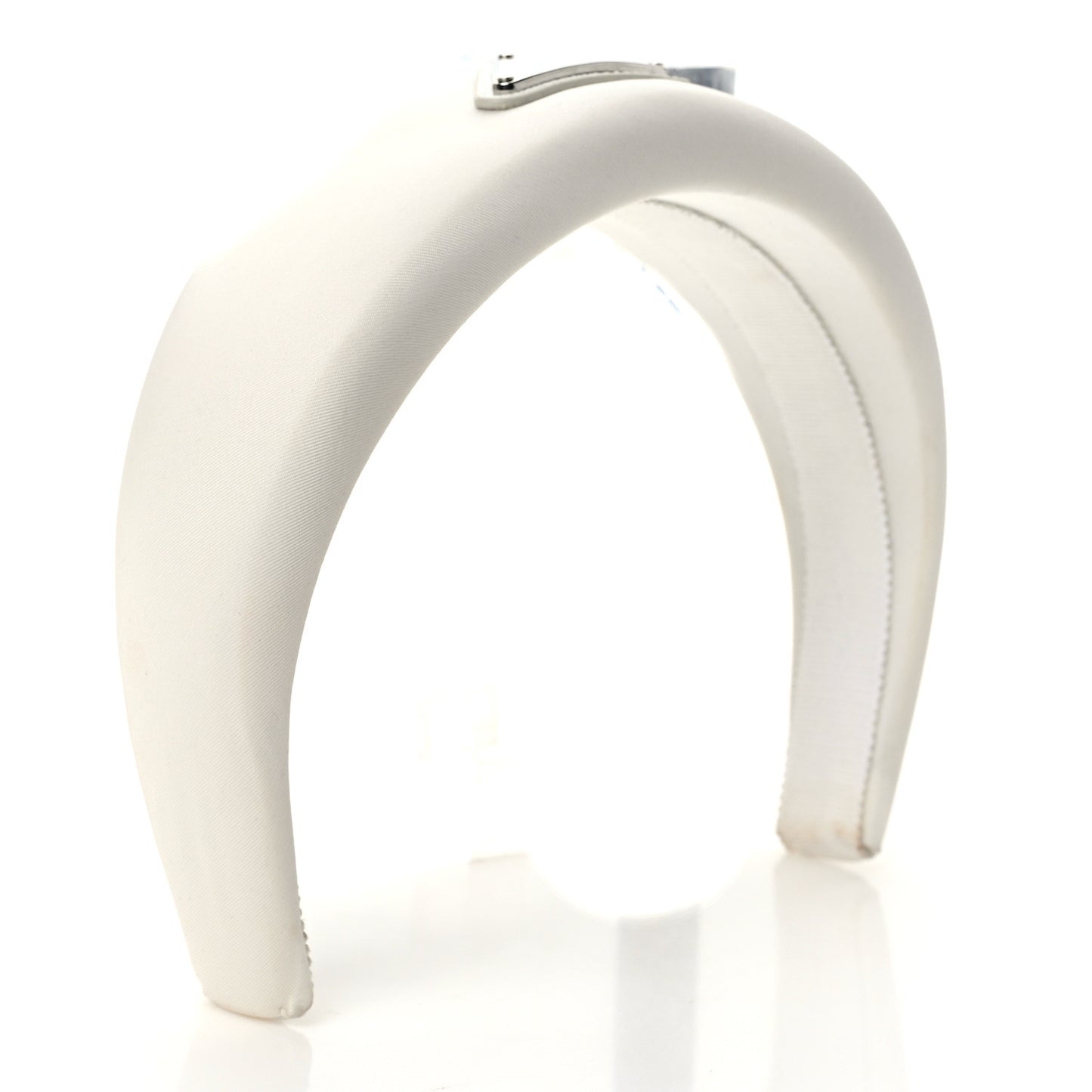 Re-Nylon Triangle Logo Headband White