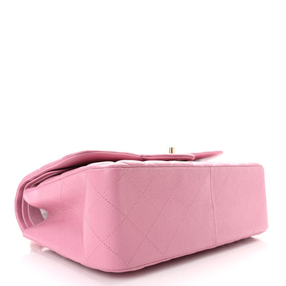 Chanel Caviar Quilted Jumbo Double Flap Pink 4 of 10