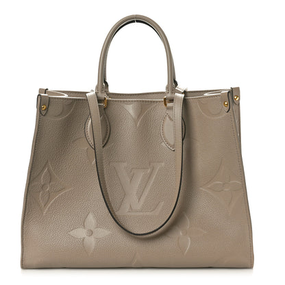 Louis Vuitton Empreinte Monogram Giant Onthego MM Tourterelle 1 of 9