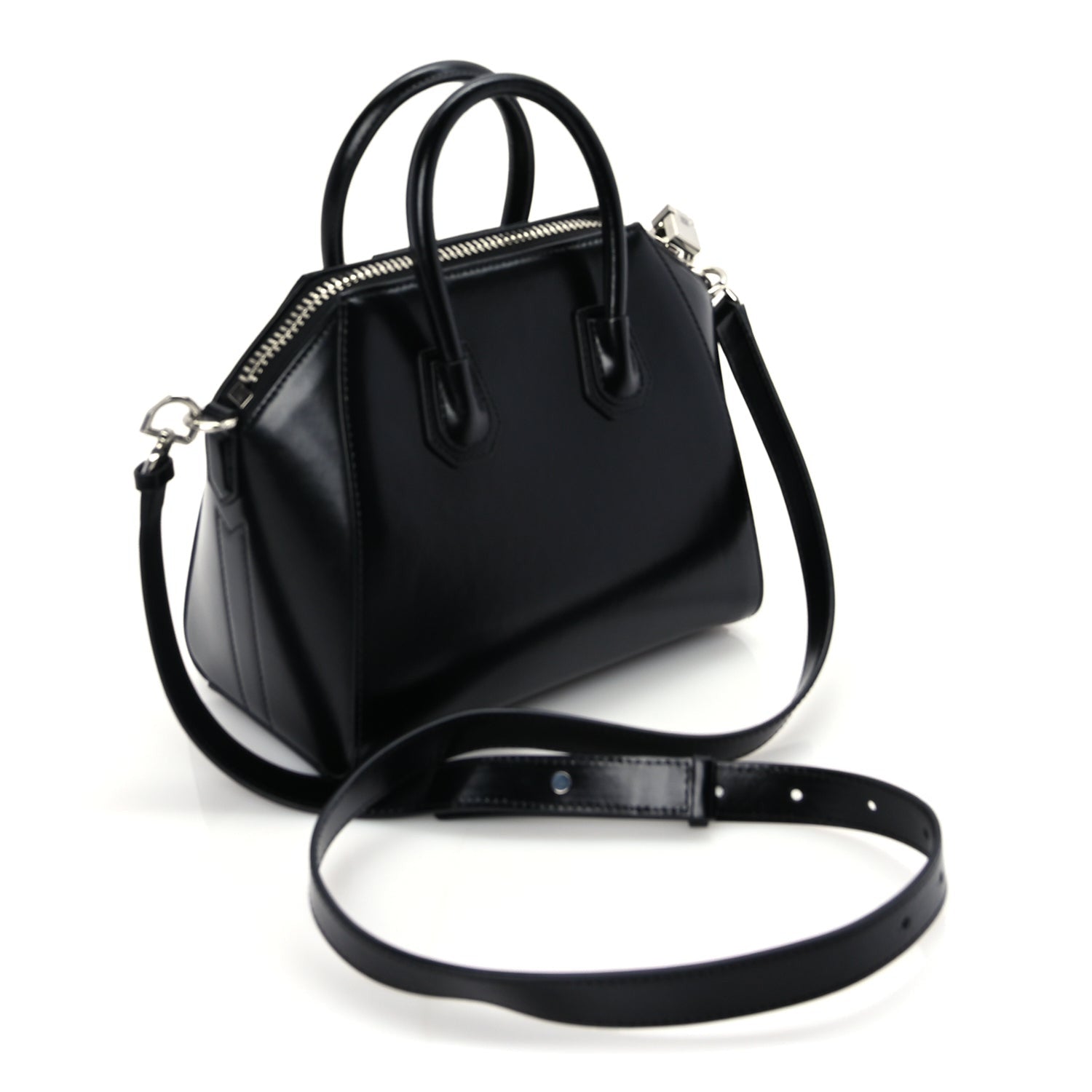 Givenchy Shiny Lord Calfskin Small Antigona Black 2 of 8