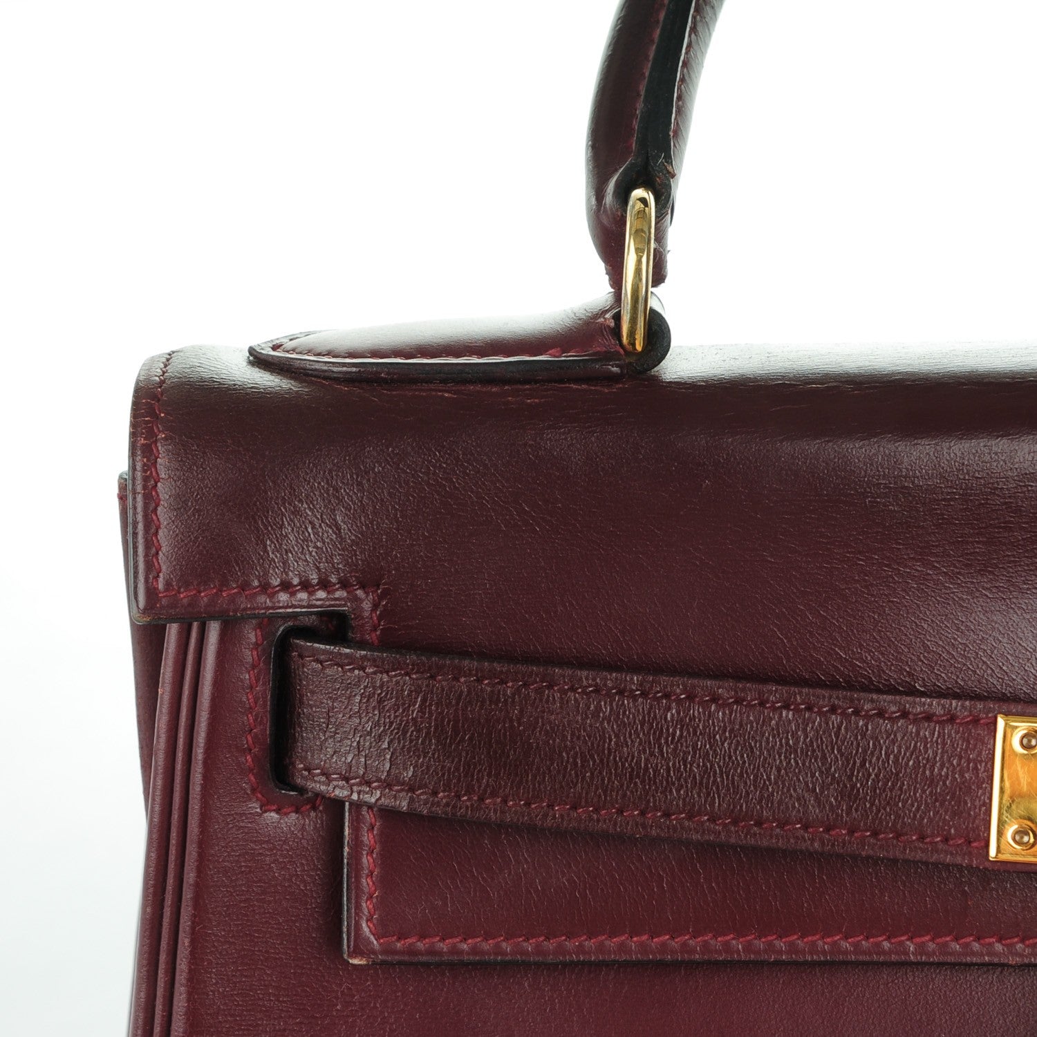 Hermes Box Kelly Retourne 28 Rouge H 24 of 29