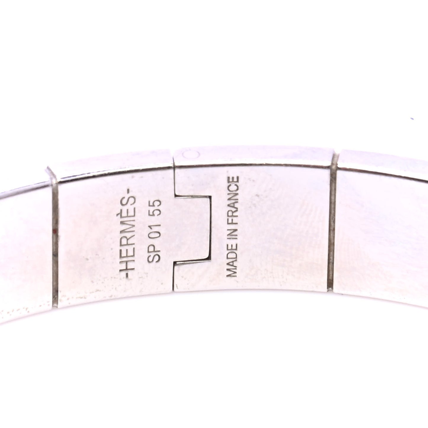 Enamel Printed Narrow Hinged Bracelet S