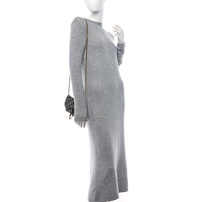 Christian Dior CHRISTIAN DIOR Oblique Saddle Chain Long Wallet Blue 2 of 10