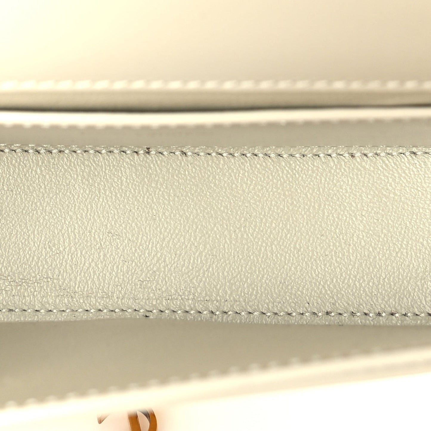 Box Calfskin Mini Voltaire Shoulder Bag  Crema soft