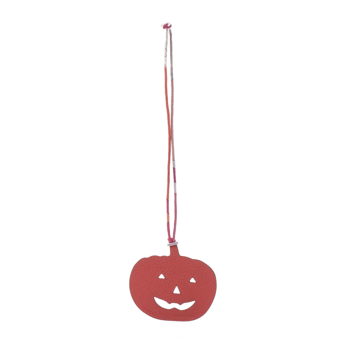 Epsom Togo Petit H Pumpkin Bag Charm