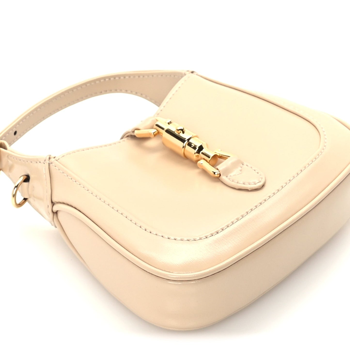 Boarded Dyana Lux Calfskin Nano Jackie 1961 Hobo  Beige