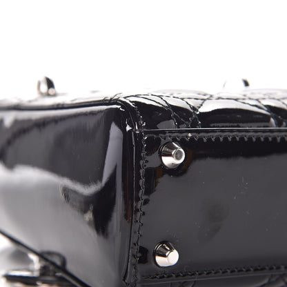 Christian Dior Patent Cannage Mini Lady Dior Black 10 of 12