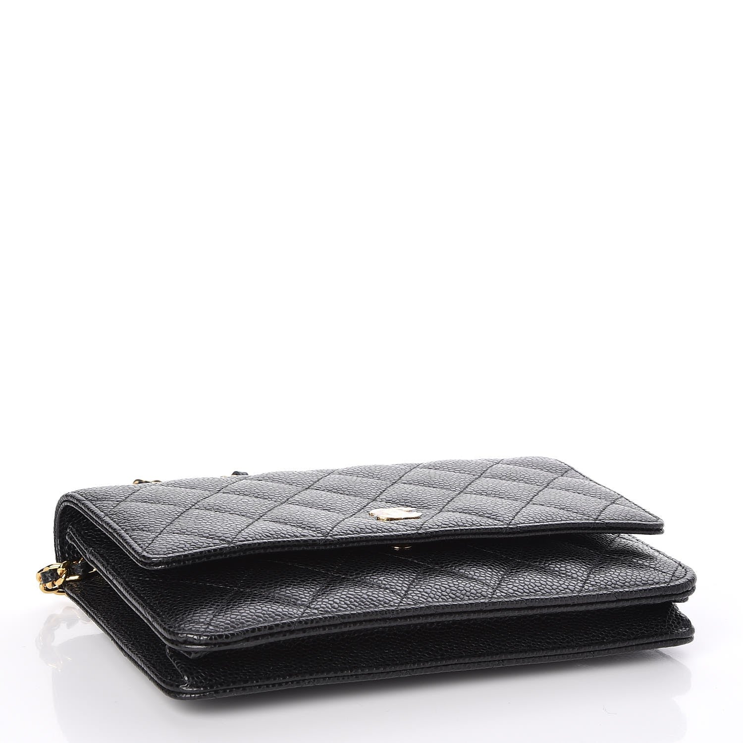 Chanel Caviar Quilted Wallet On Chain WOC Black 4 of 9