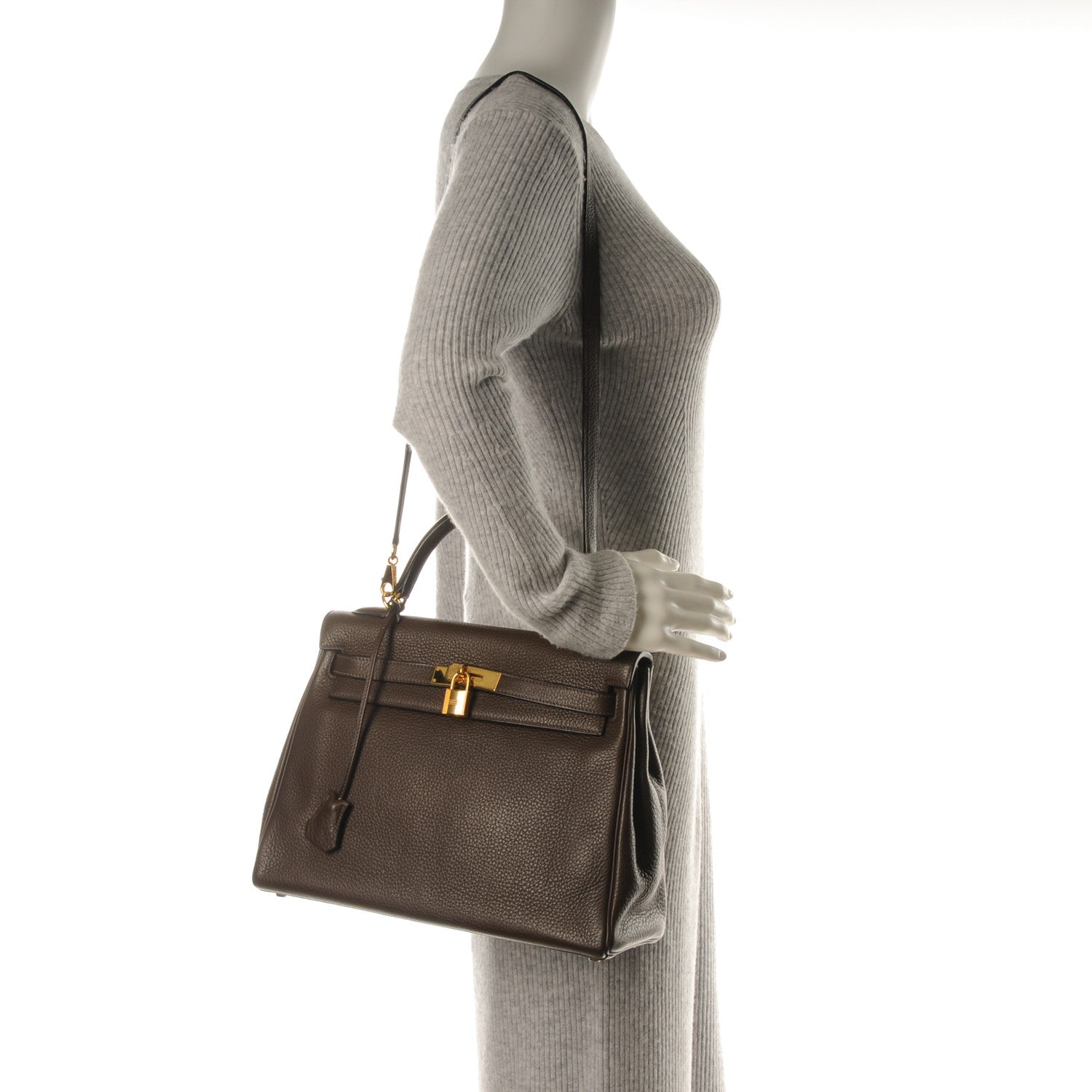 Hermes Taurillon Clemence Kelly Retourne 32 Cafe 2 of 26