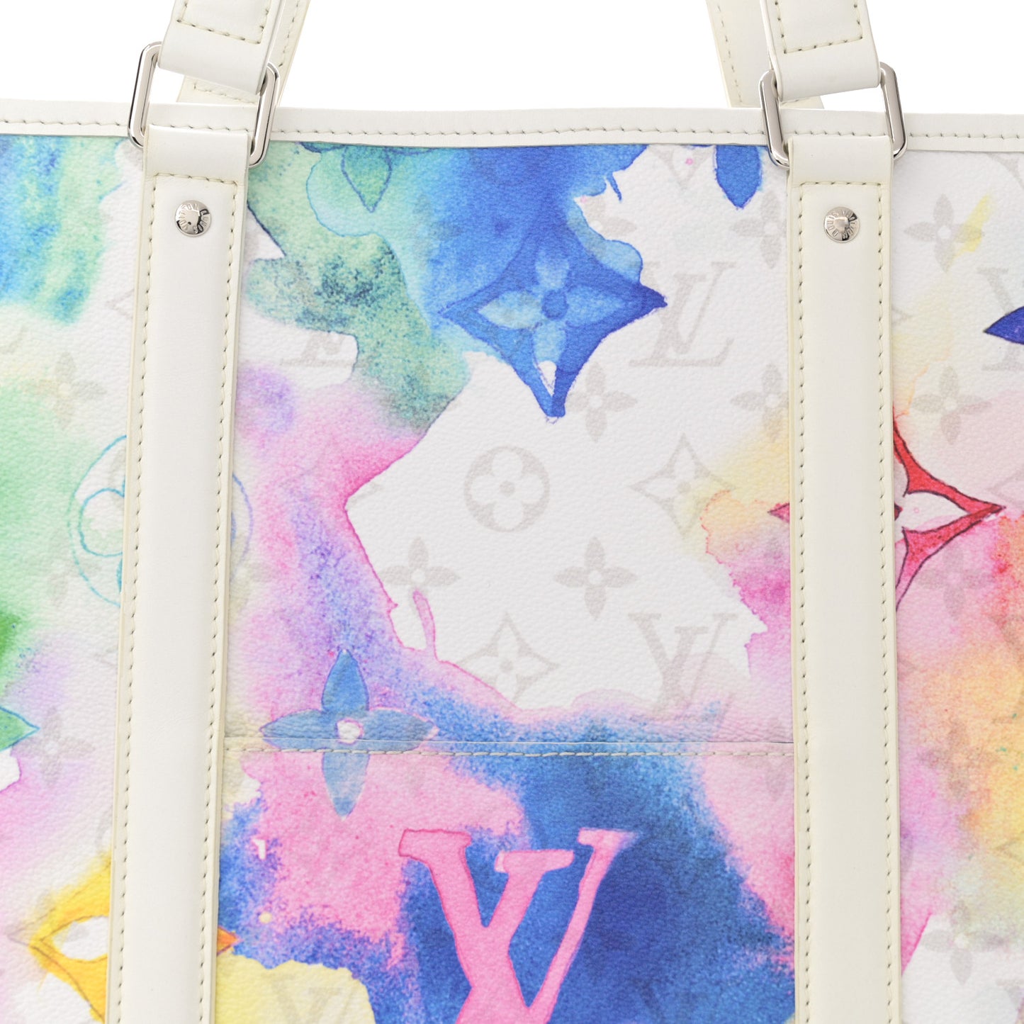 Monogram Watercolor New Tote GM Multicolor