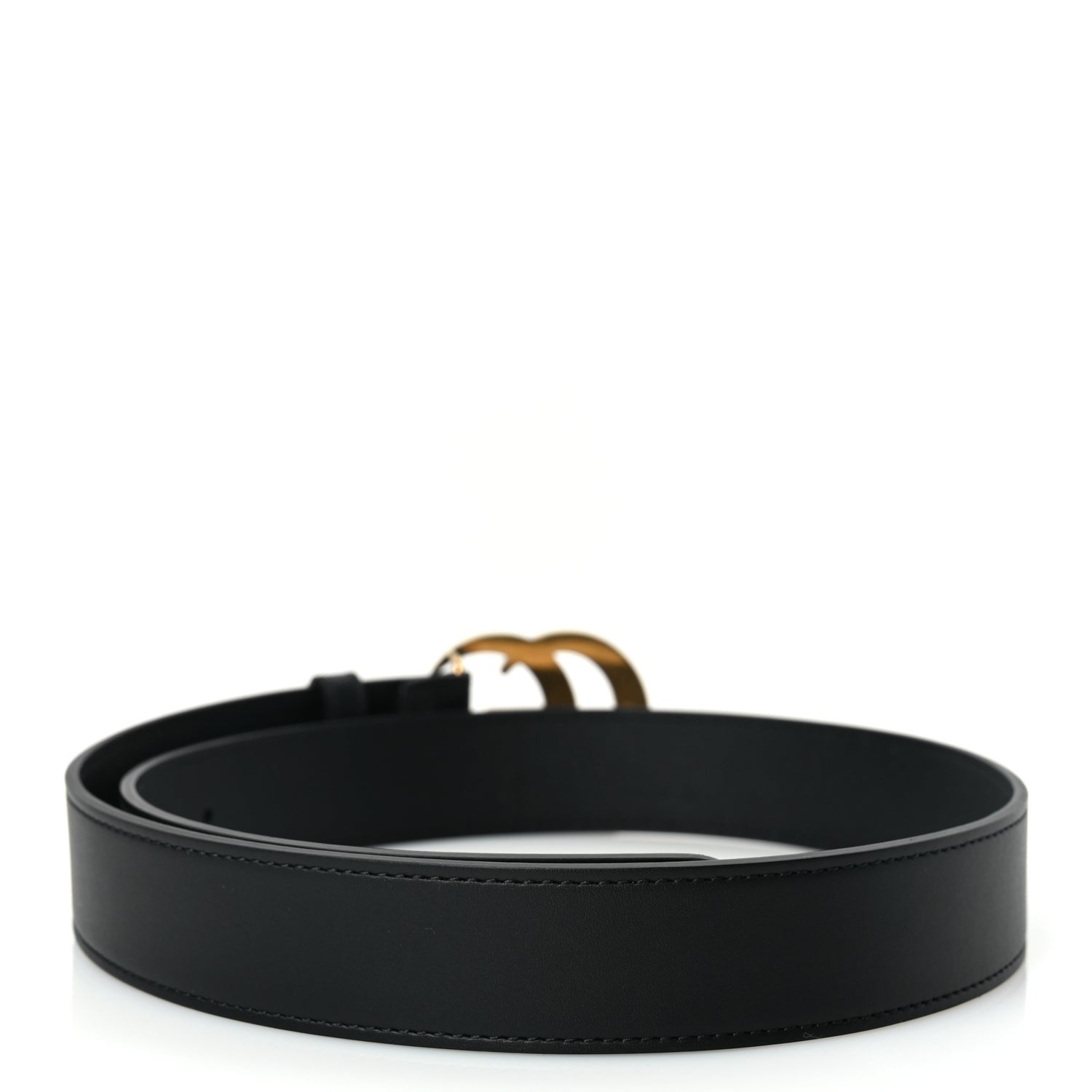 Gucci Calfskin Double G 30mm Belt 75 30  Black 2 of 5