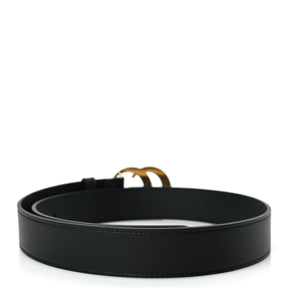 Gucci Calfskin Double G 30mm Belt 75 30  Black 2 of 5