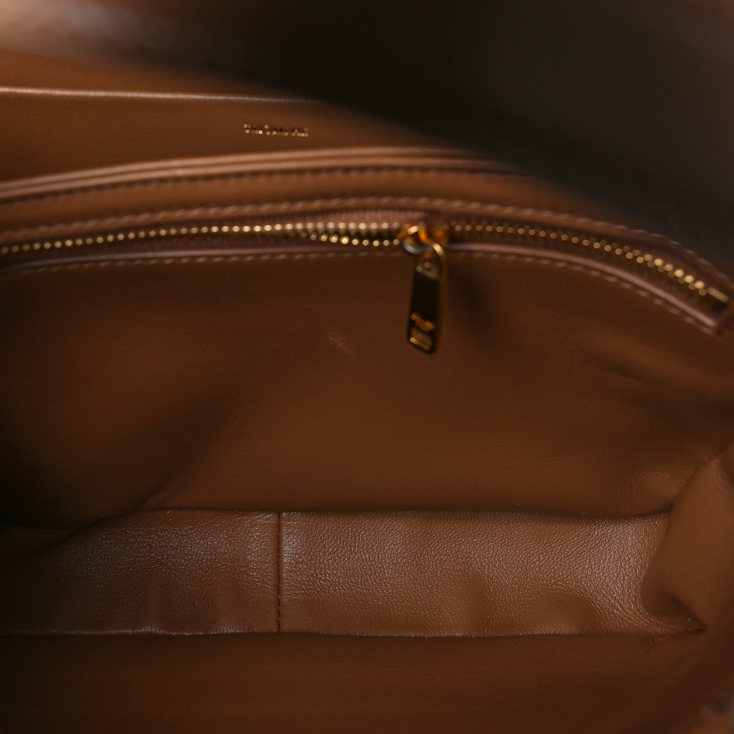 Shiny Calfskin Medium Triomphe  Bronze