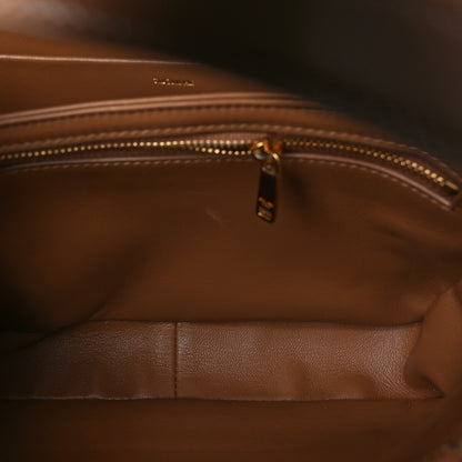 Celine Shiny Calfskin Medium Triomphe  Bronze 4 of 8