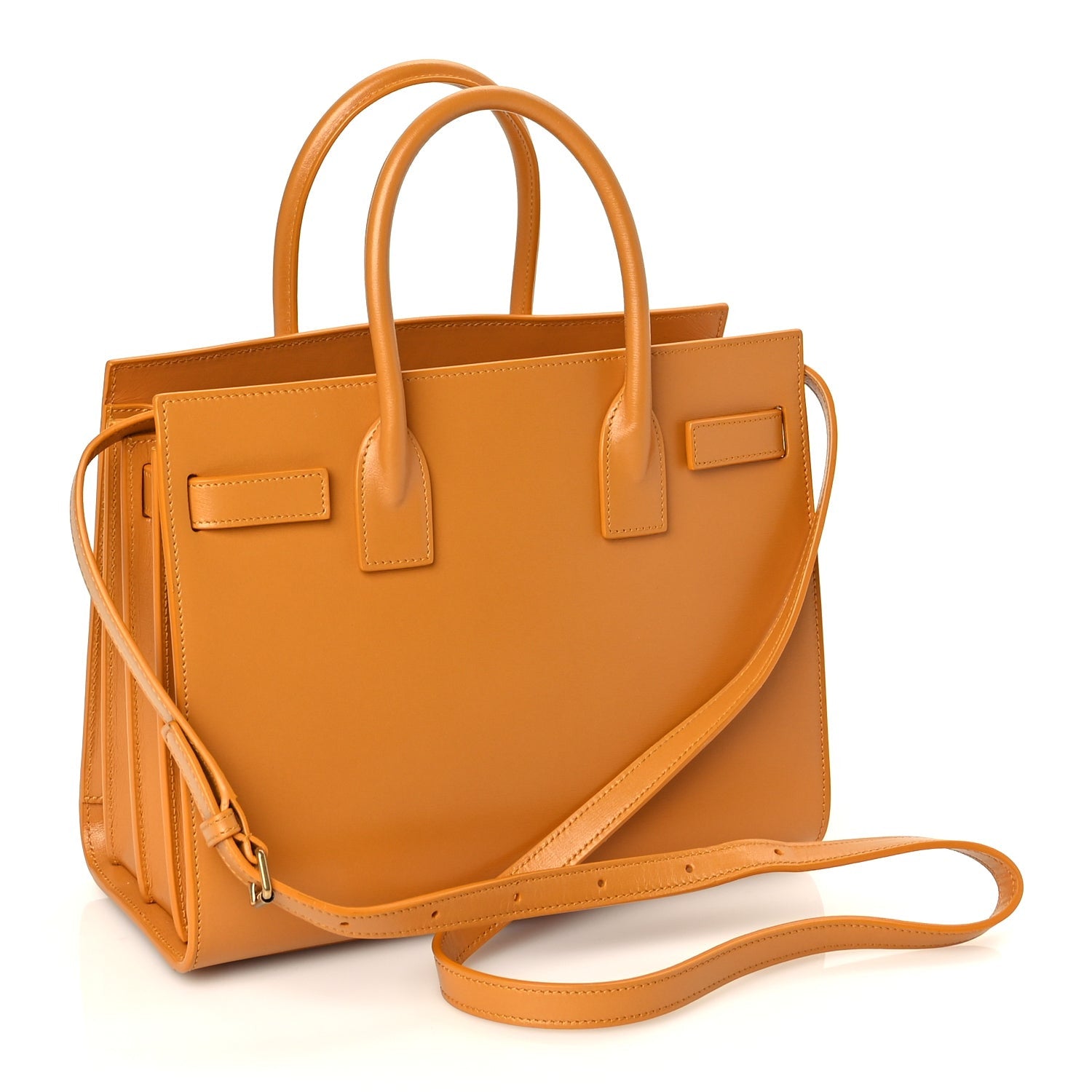 Saint Laurent Palmelatto Calfskin Baby Sac De Jour Senape Yellow 2 of 8