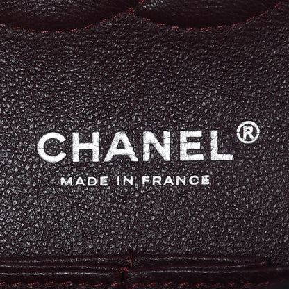 Chanel Caviar Chevron Quilted Medium Double Flap Black 6 of 8