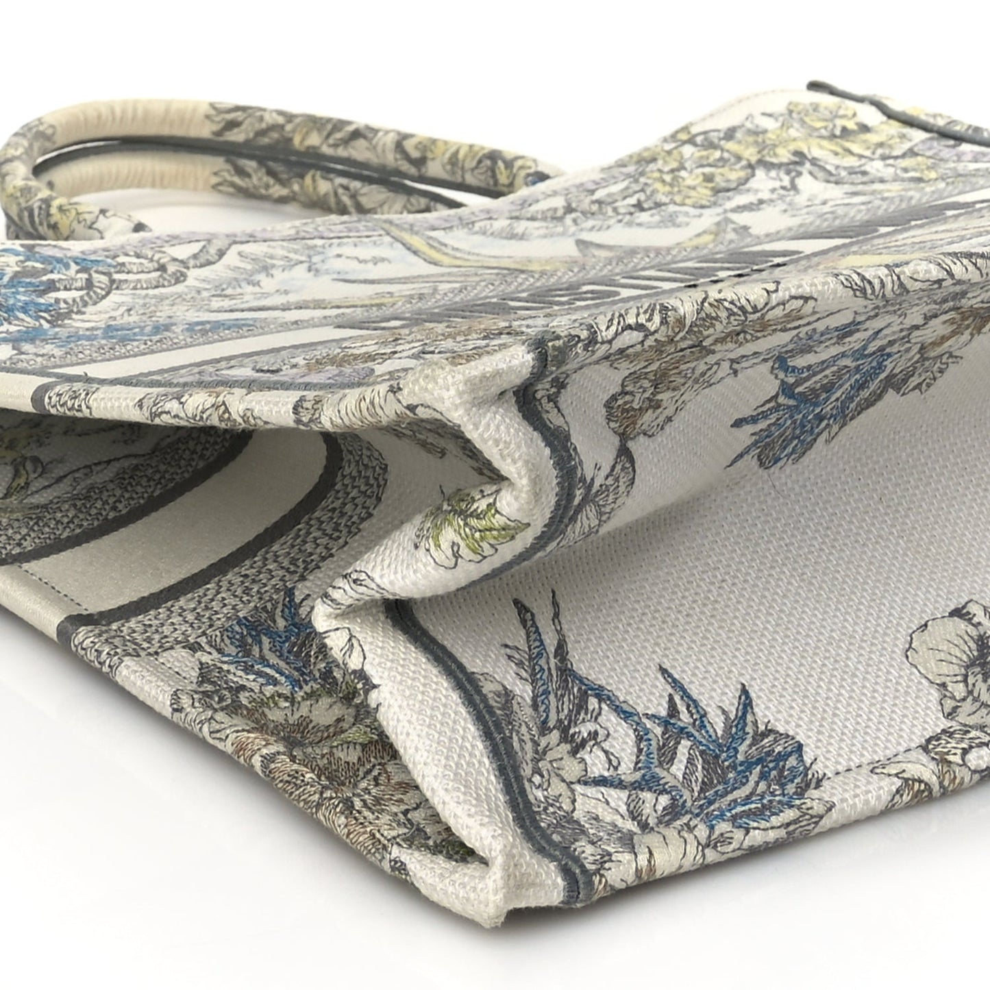 Canvas Embroidered Large Rêve d'Infini Book Tote Multicolor