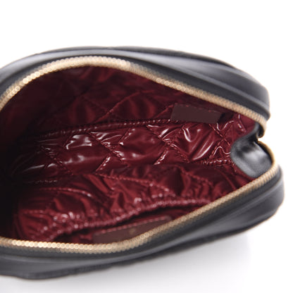 Chanel Caviar Quilted Small Curvy Pouch Cosmetic Case Black 5 of 8