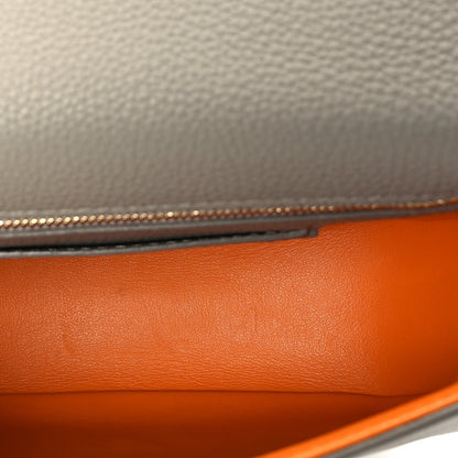 Louis Vuitton Grained Calfskin LV Pont 9 Soft PM  Gris 4 of 8