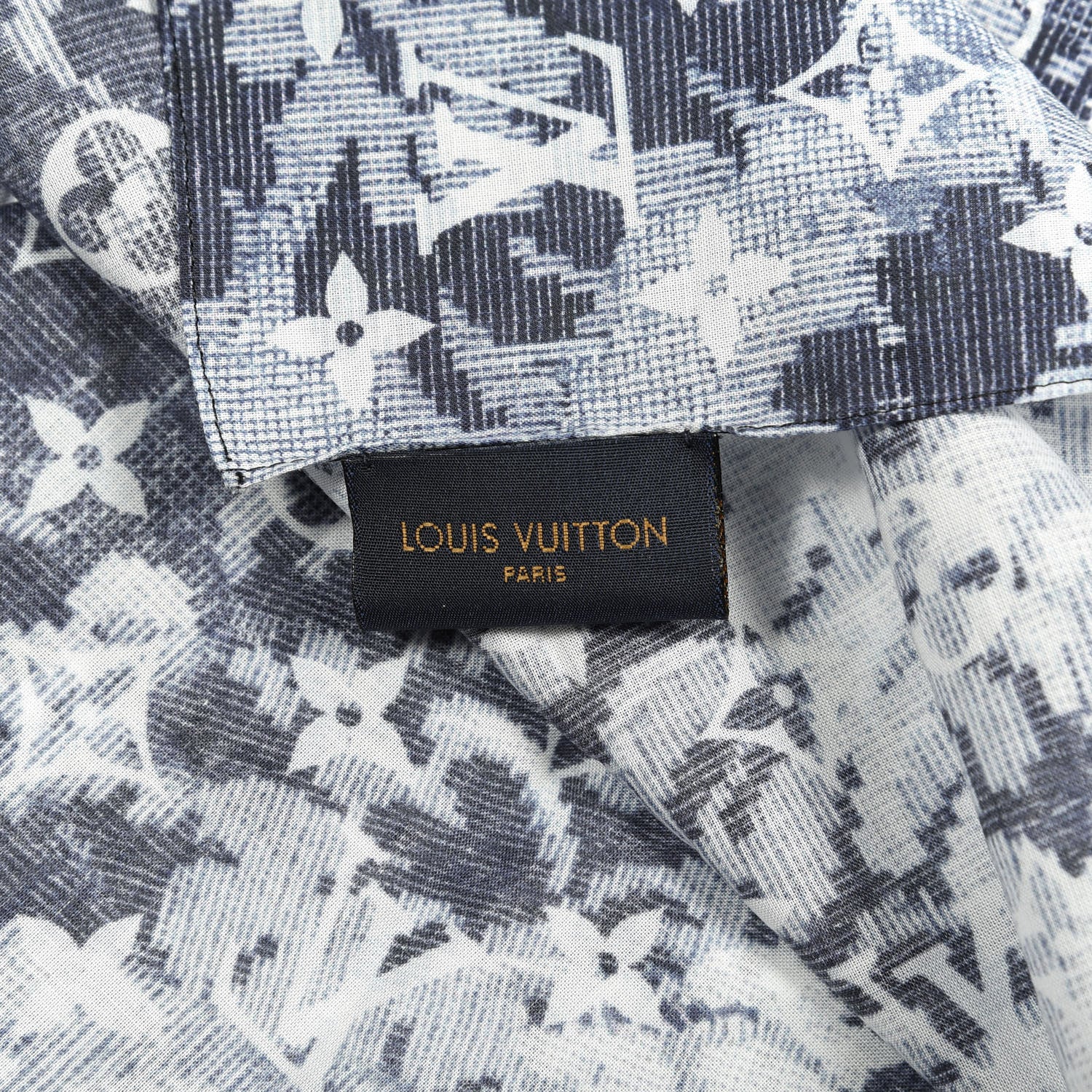 Louis Vuitton Monogram Tapestry Bandana Face Mask Set Blue 5 of 6